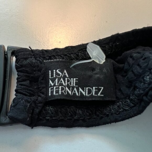 Lisa Marie Fernandez Women's Scallop Buckle Cut Out Maillot - Picture 3 of 5